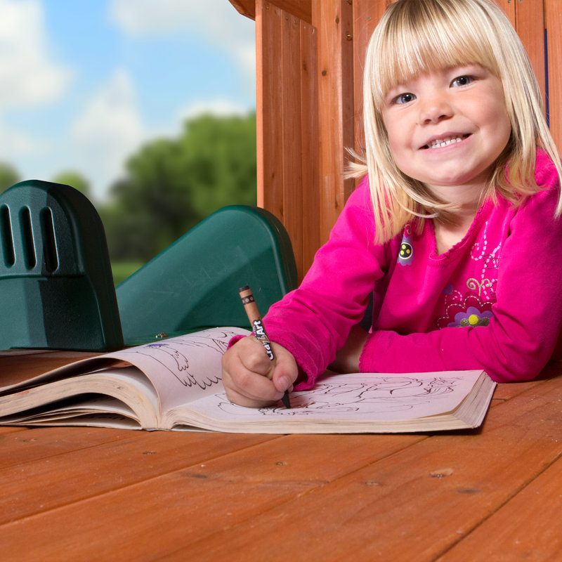 Backyard Discovery Liberty II Cedar Swing Set & Reviews Wayfair